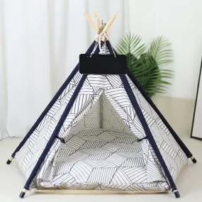 CozyPaws™️ Washable Pet Teepee Retreat