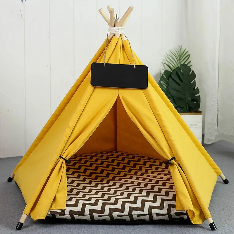 CozyPaws™️ Washable Pet Teepee Retreat