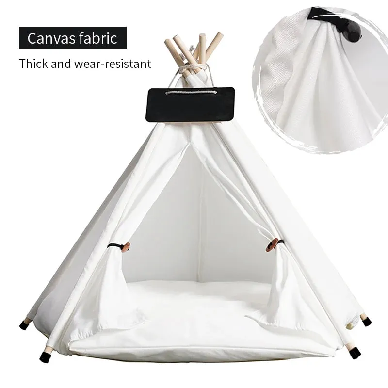 CozyPaws™️ Washable Pet Teepee Retreat