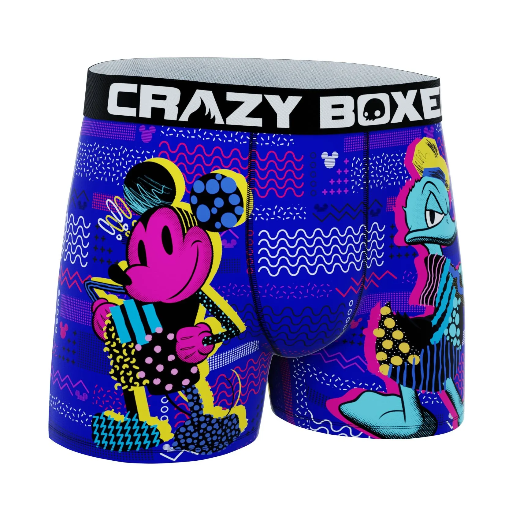 CRAZYBOXER Disney Donald and Mickey Men's Boxer Briefs