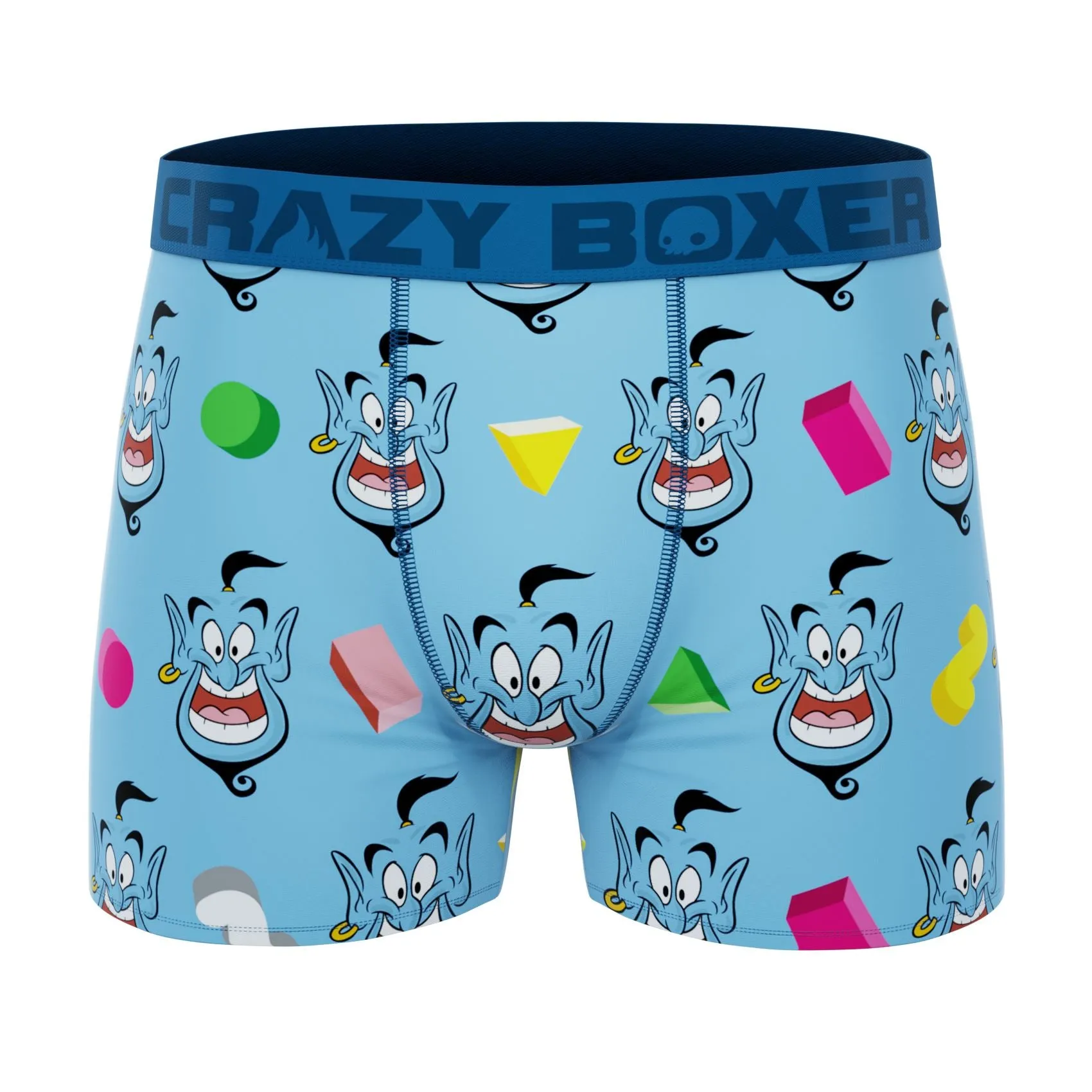 CRAZYBOXER Disney Genie - Aladdin Men's Boxer Briefs (2 pack)