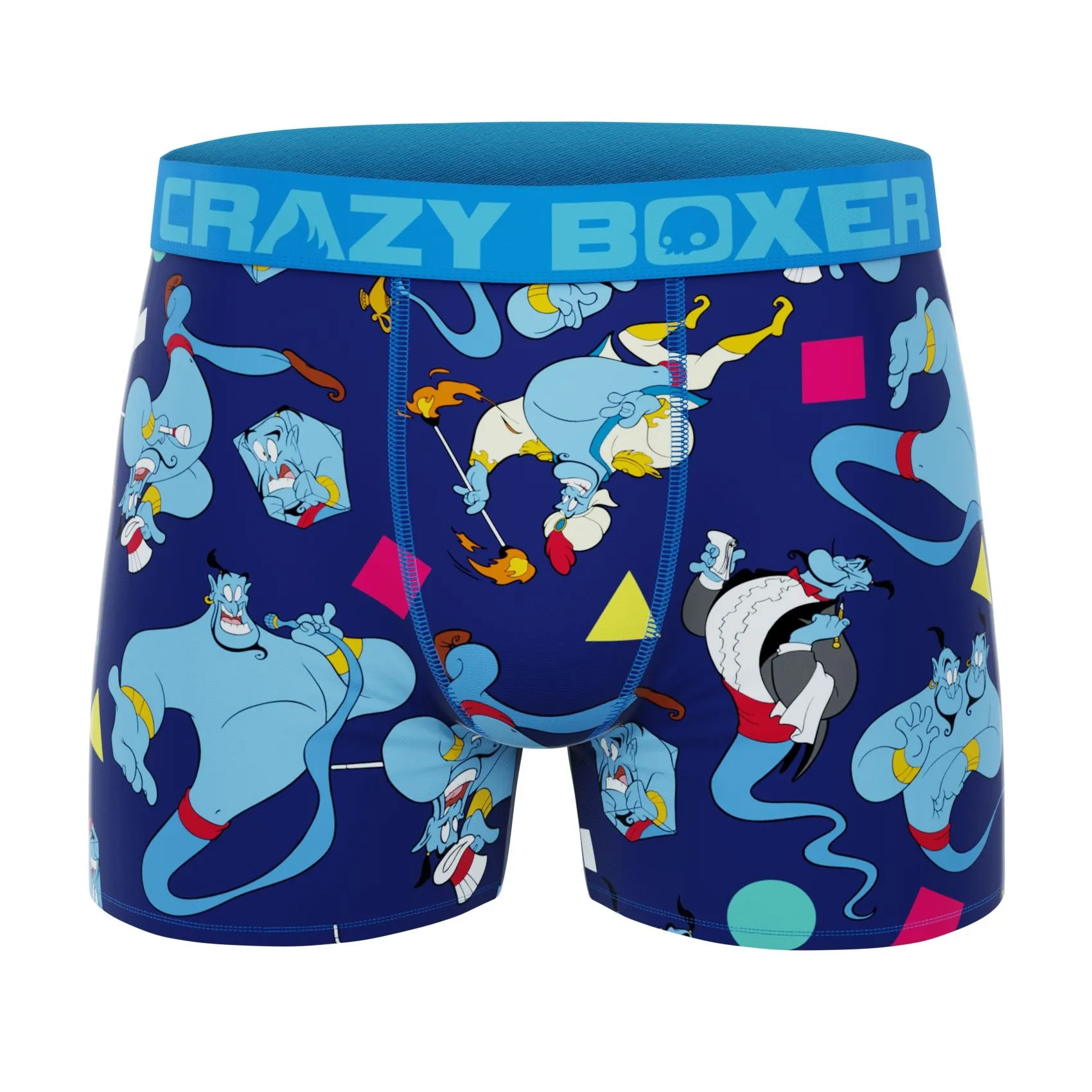 CRAZYBOXER Disney Genie - Aladdin Men's Boxer Briefs (2 pack)