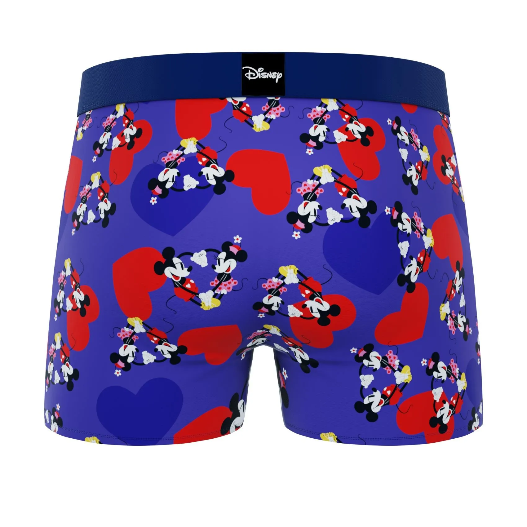 CRAZYBOXER Disney Mickey Valentine Red Men's Boxer Briefs