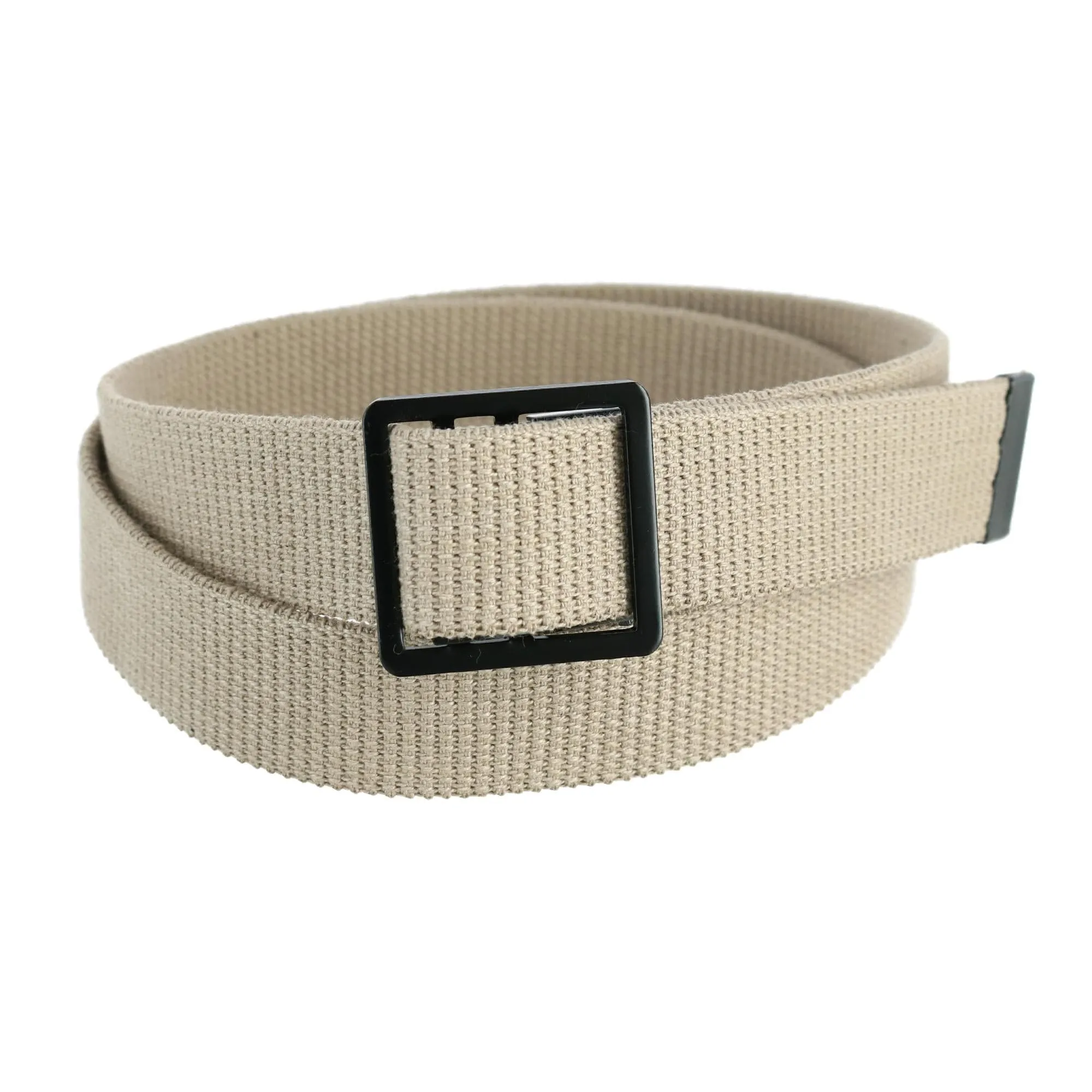 CTM® Men's Big & Tall Military Grade Belt with Open Face Buckle