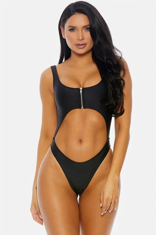 Cut Out One Piece Swimsuit