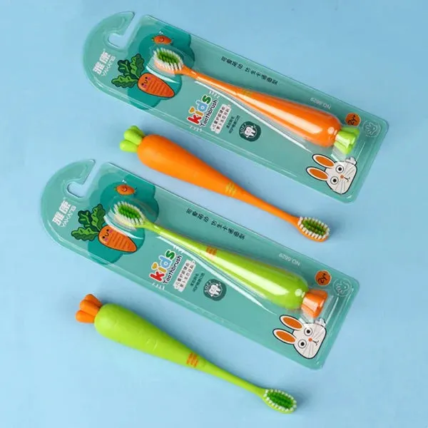 Cute Carrot Shape Kids Toothbrush