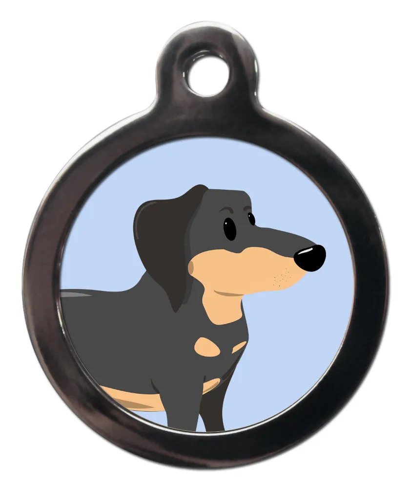 Dachshund Dog ID Tag