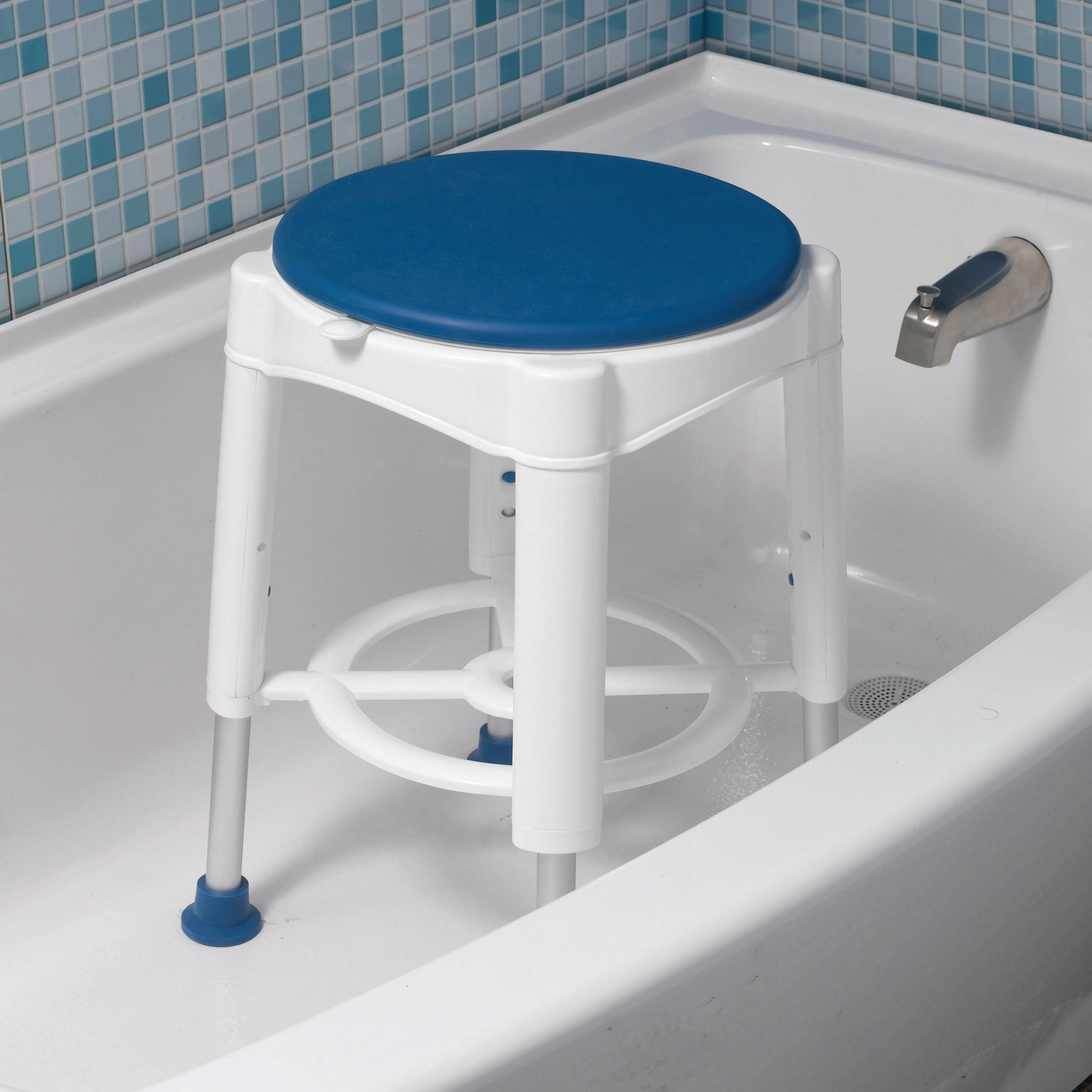 Drive Medical Bathroom Safety Swivel Seat Shower Stool