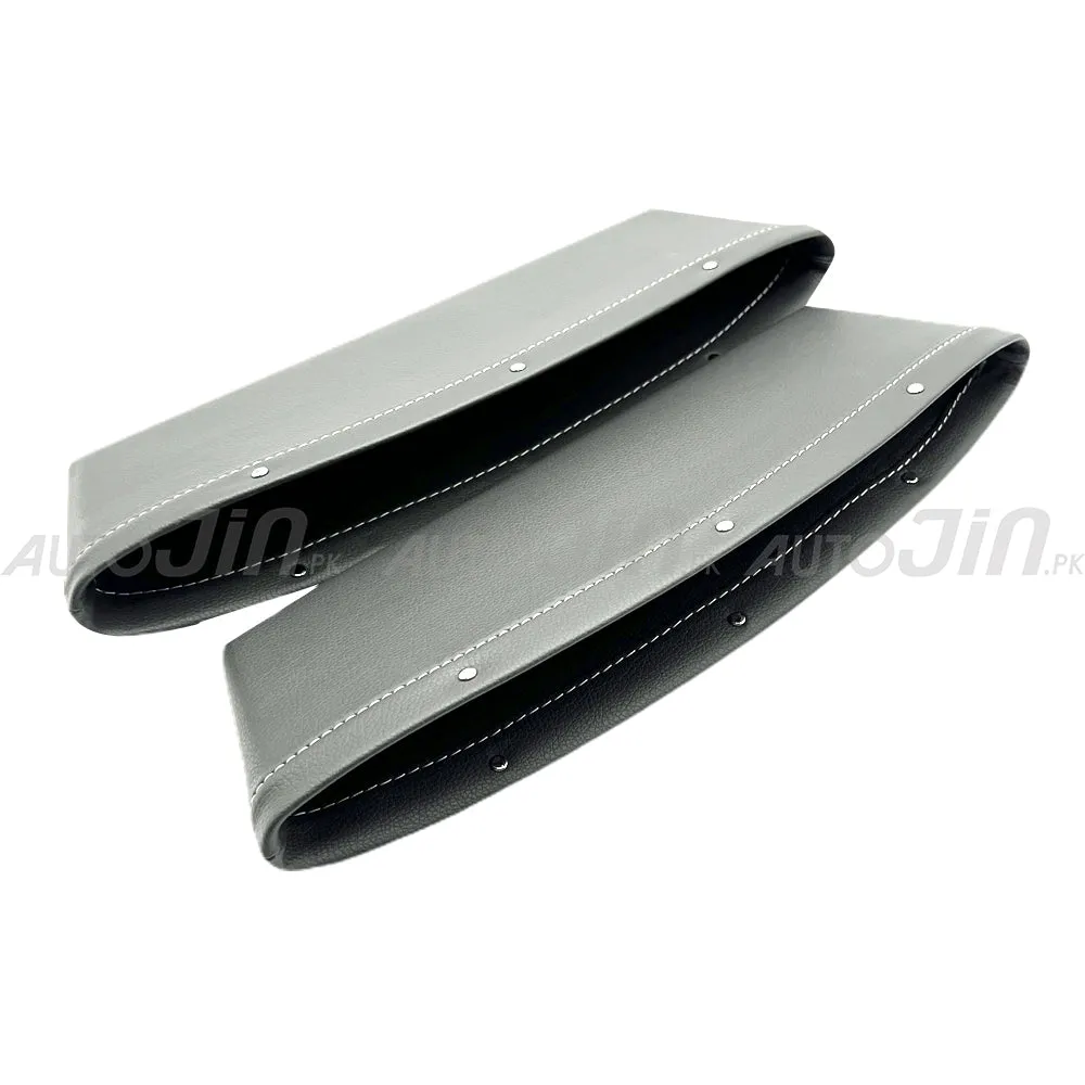 DropStopper - Automotive Leather Seat Gap Filler - Grey (Pack Of 2)