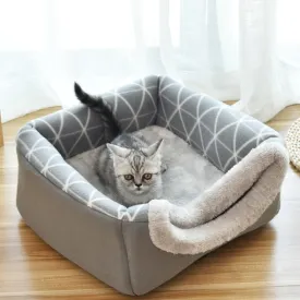 Foldable Winter Soft Warm Bed