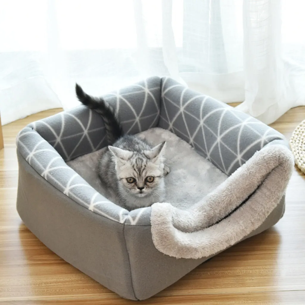 Foldable Winter Soft Warm Bed