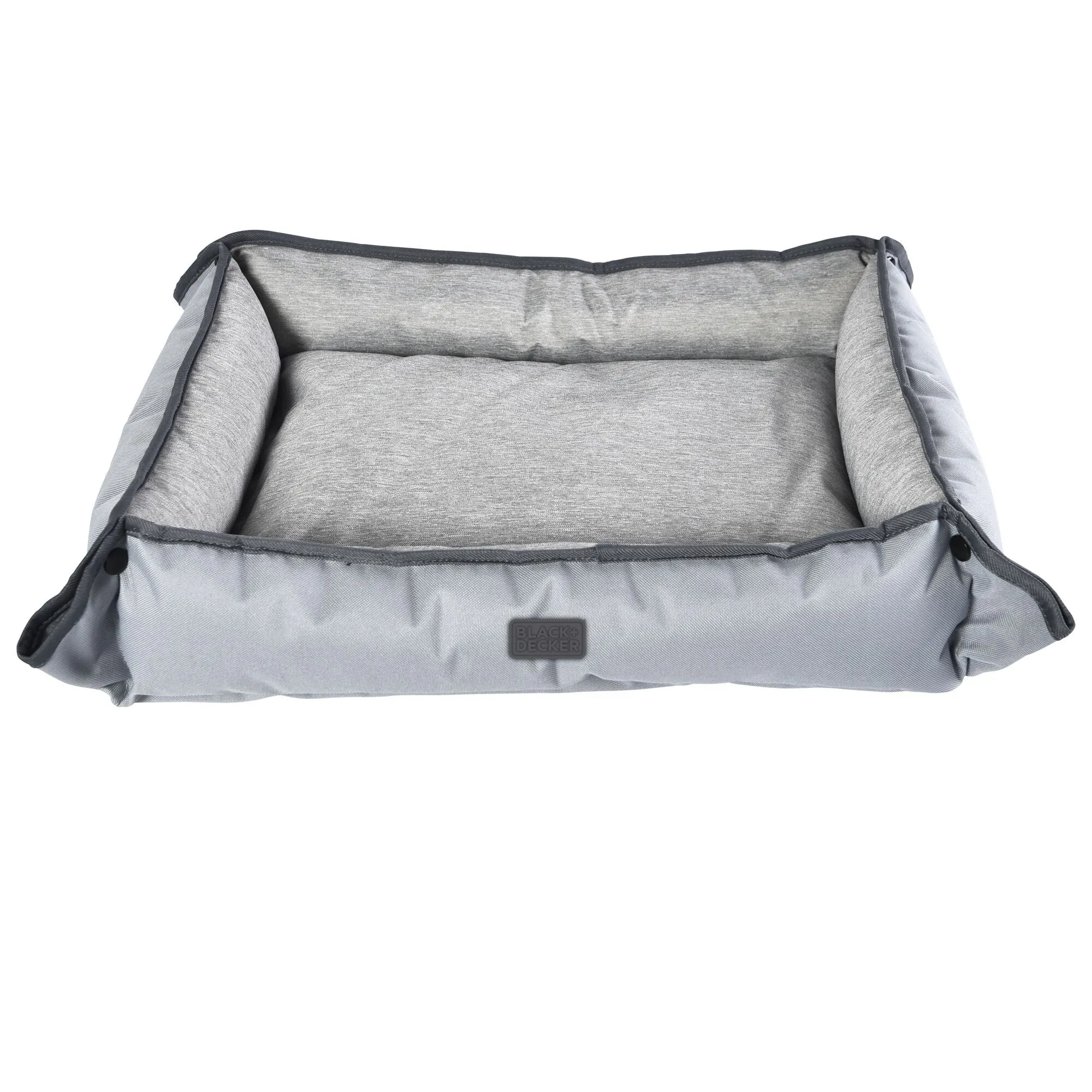 Grey Pet Premium Bed For Small Dogs, 24 X 16 X 3-Inch