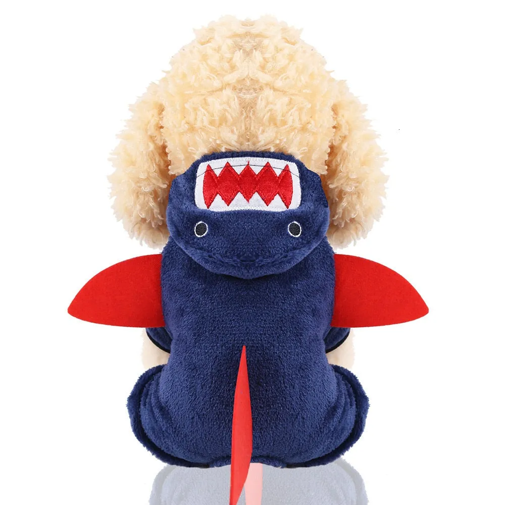 Hooded Baby Shark Plush Dog Pet Costume