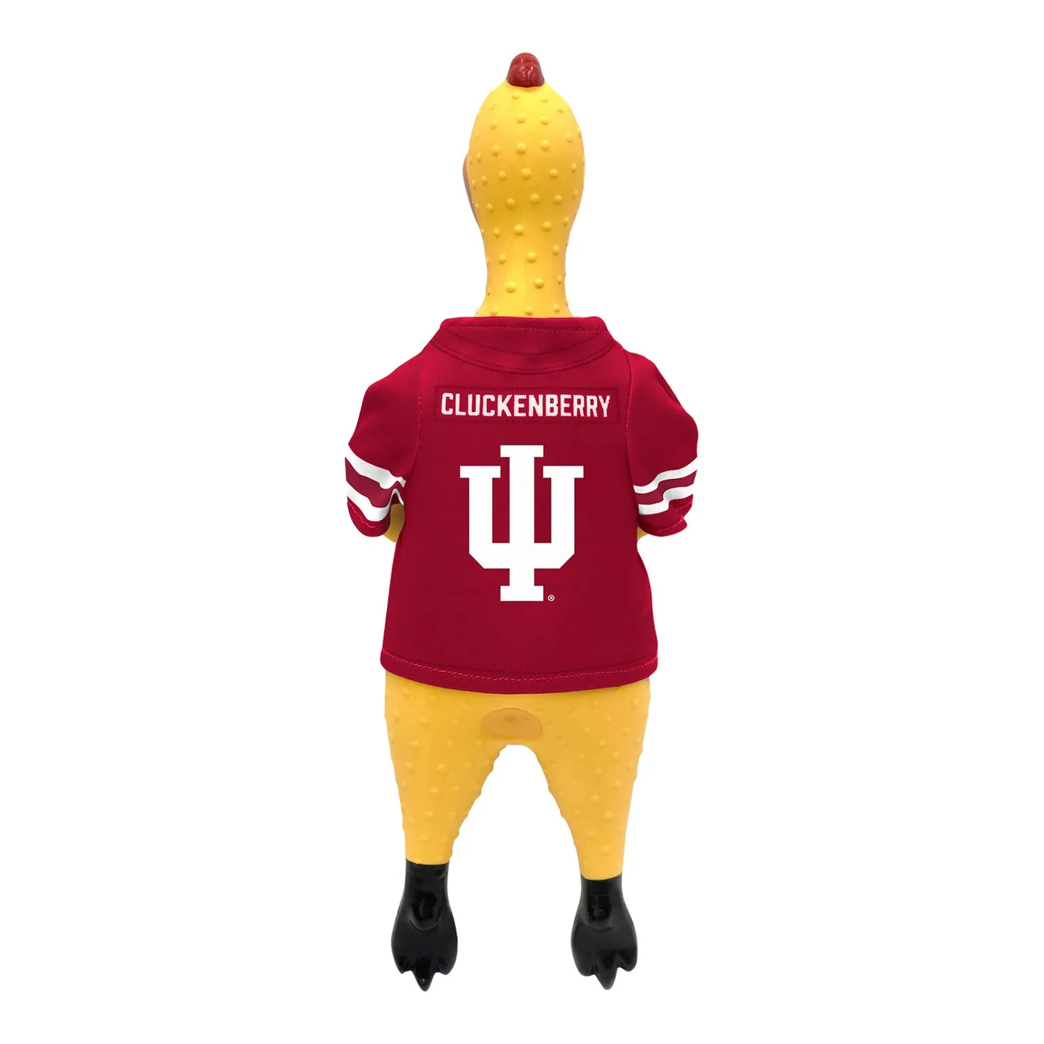 Indiana Hoosiers Pet Rubber Chicken Toy