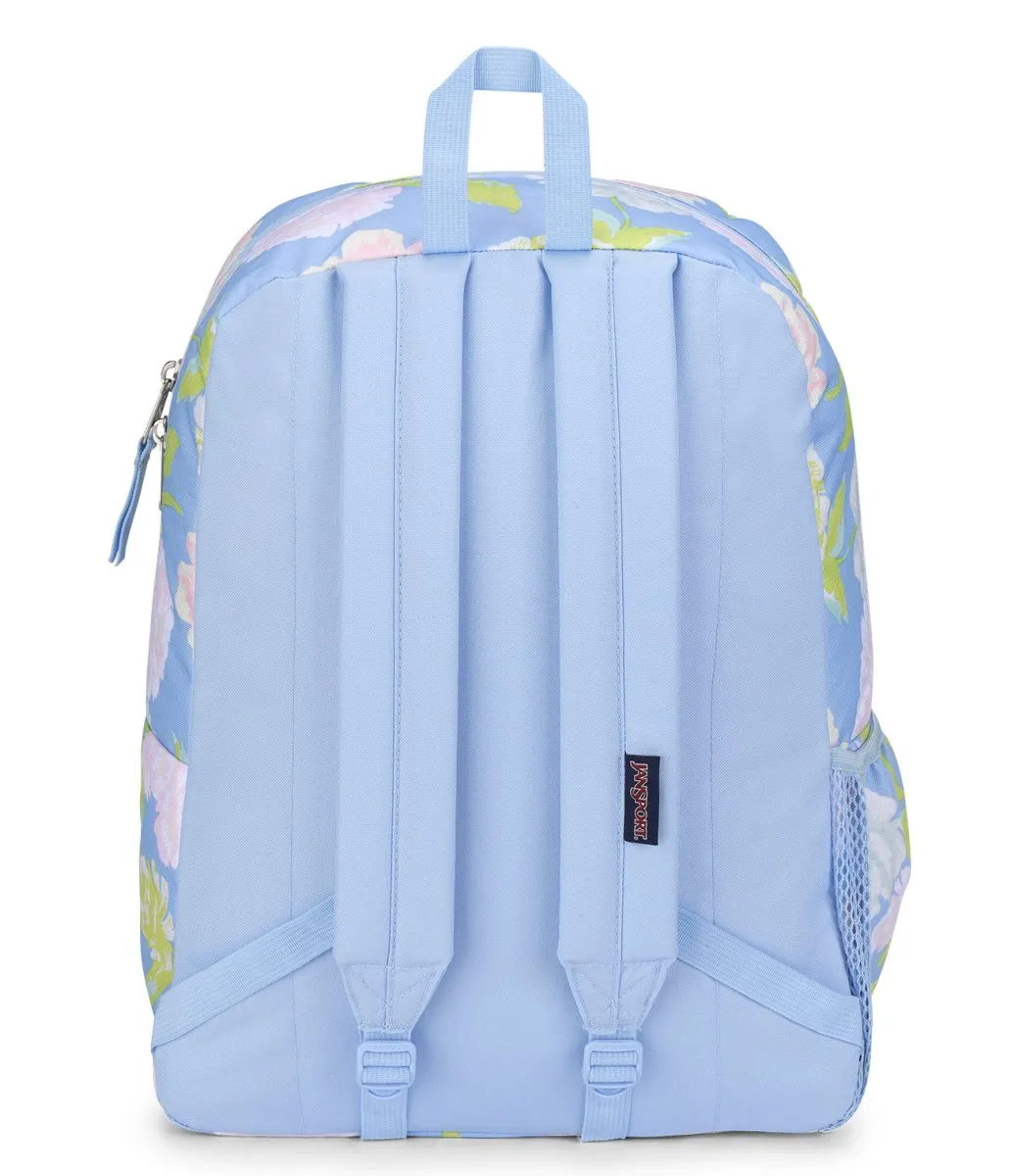 JANSPORT CROSS TOWN AUTUMN TAPESTRY BLUE BACKPACK