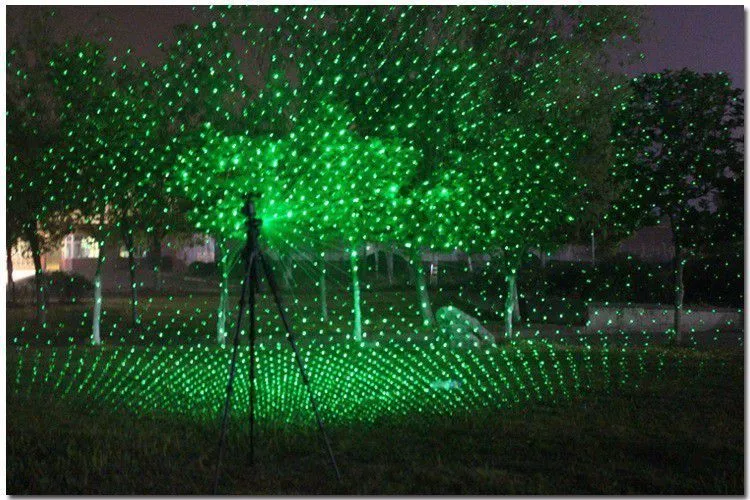 Light Green Laser Pointer With Multi Patterns In One