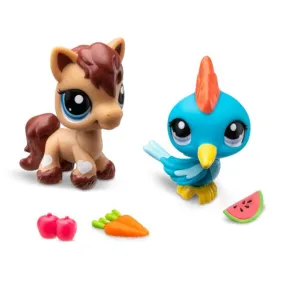 Littlest Pet Shop Pet Pairs Play Set - Pony #19 and Woodpecker #23