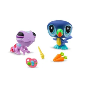 Littlest Pet Shop Pet Pairs Play Set - Toucan #31 and Chameleon #27