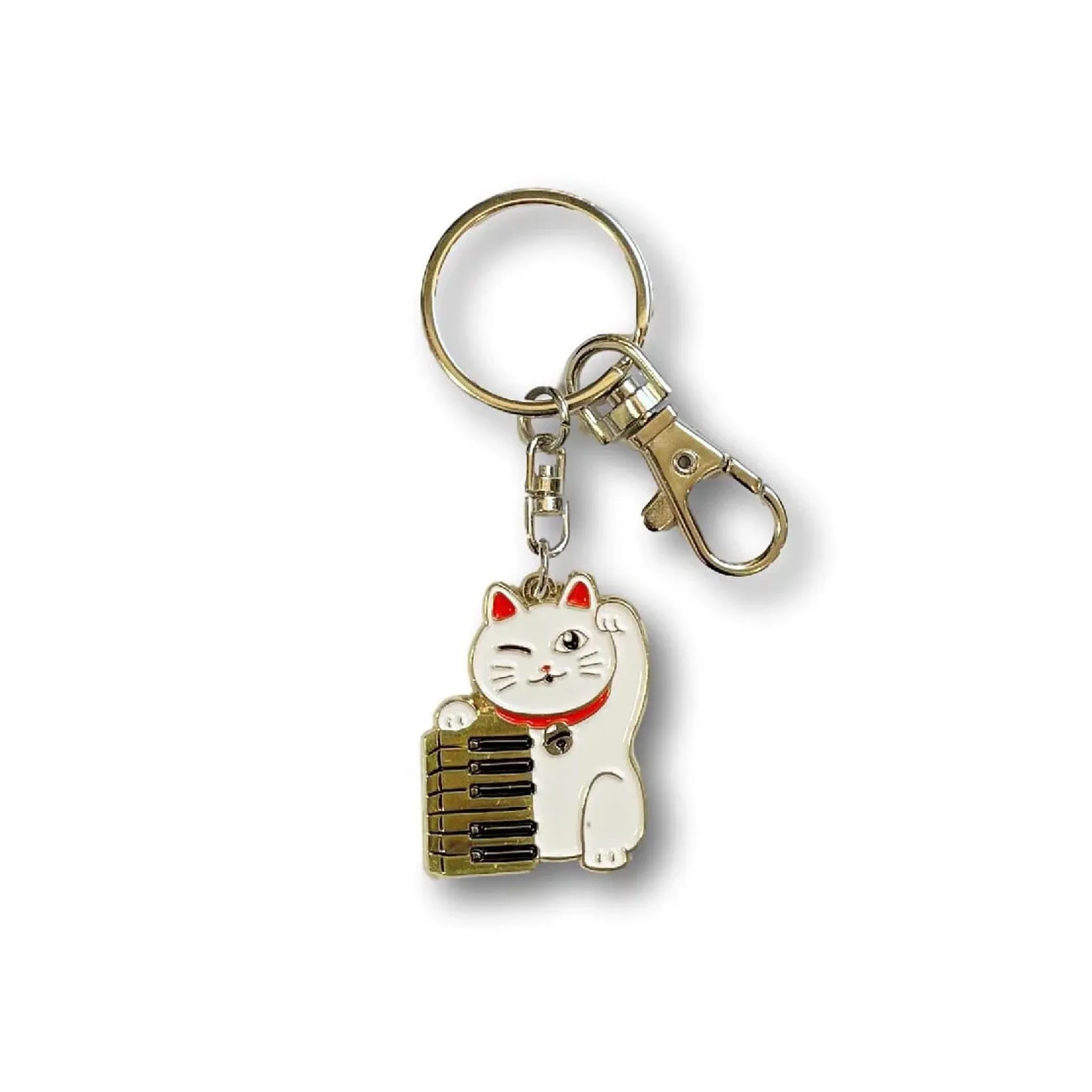 Lucky Cat Keychain, Piano