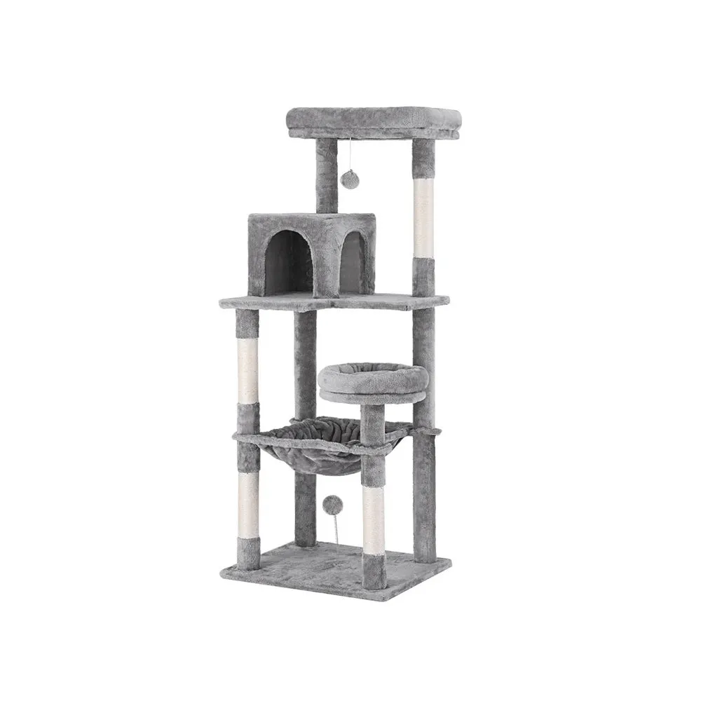 Multi-Level Cat Tree Tower, Sisal Posts, Plush Condo - i.Pet