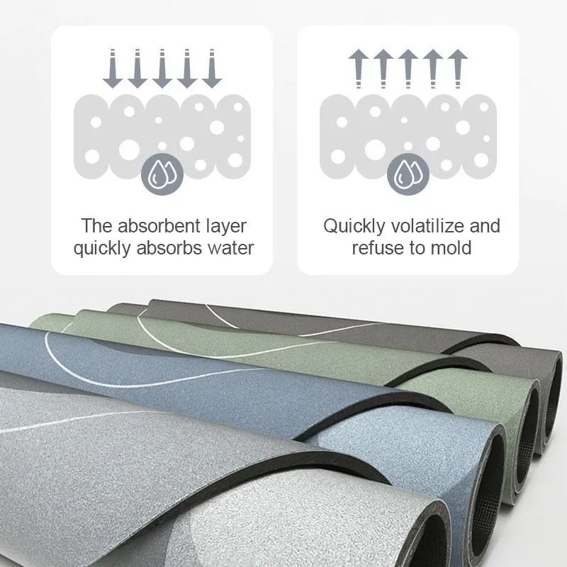 Multifunctional Water Absorbent Floor Mat