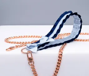 Navy and French Blue Leash