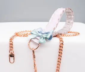 Pastel Bunny Pet Play Rose Gold BDSM Leash