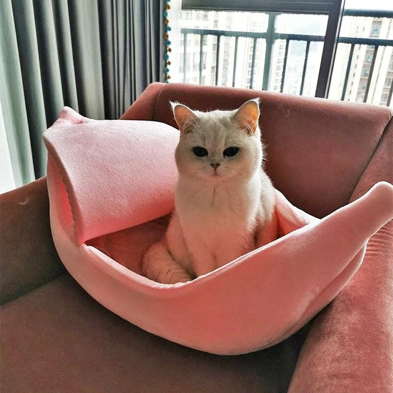 Peeled Banana Cat Bed