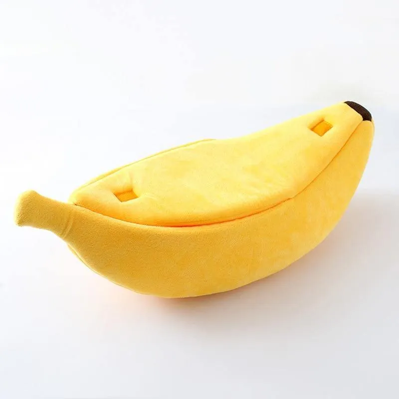 Peeled Banana Cat Bed