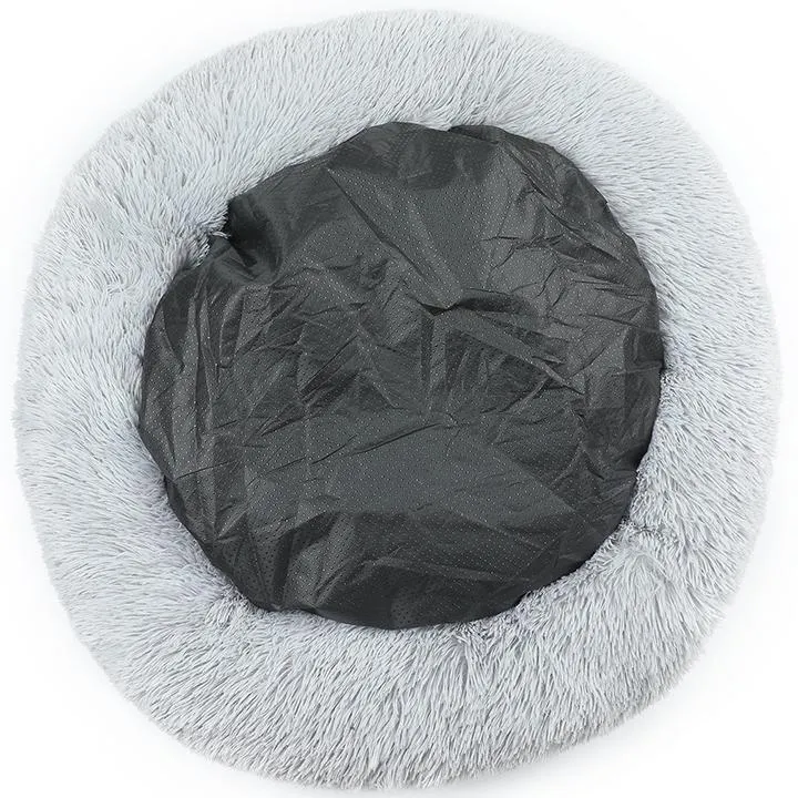 Pet Dog/Cat Soft Plush Round Cushion Bed 60cm