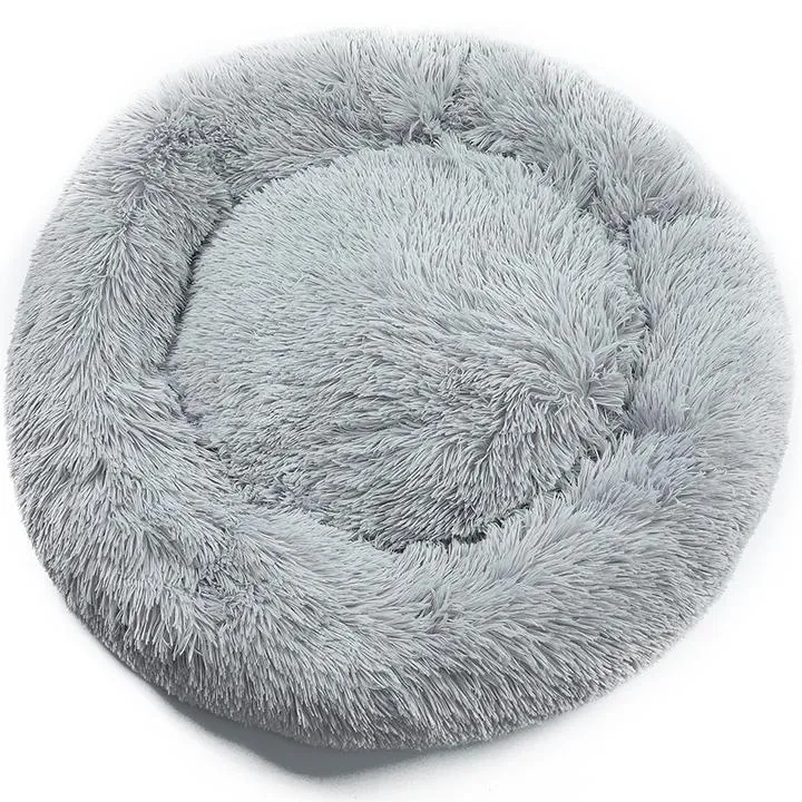 Pet Dog/Cat Soft Plush Round Cushion Bed 60cm