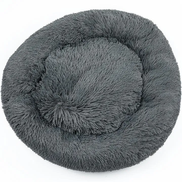 Pet Dog/Cat Soft Plush Round Cushion Bed 60cm