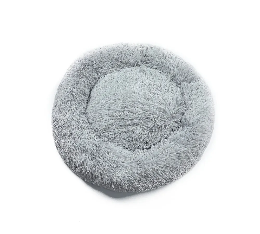 Pet Dog/Cat Soft Plush Round Cushion Bed 80cm