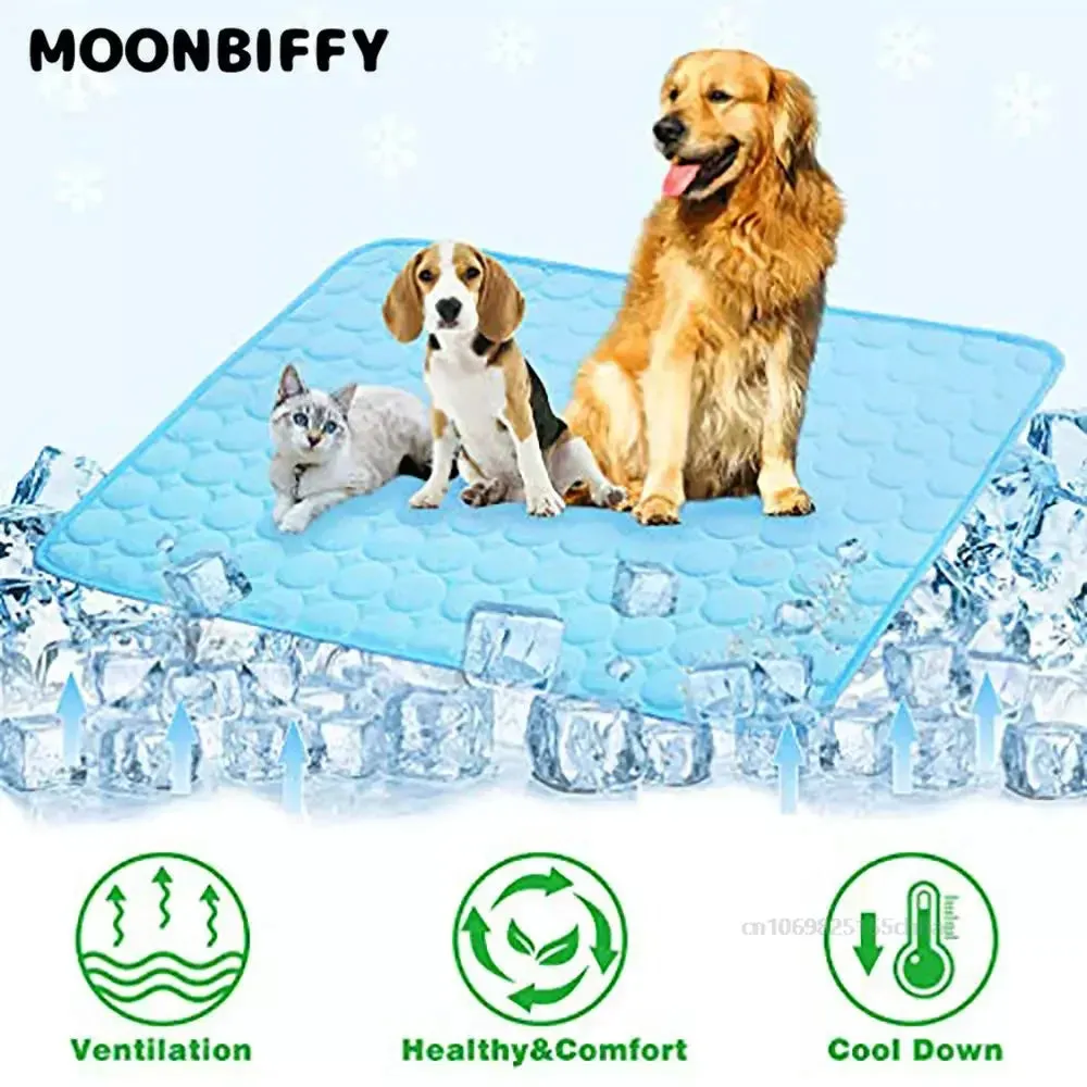 Pet  Ice Silk Pad Breathable Cooling Mat