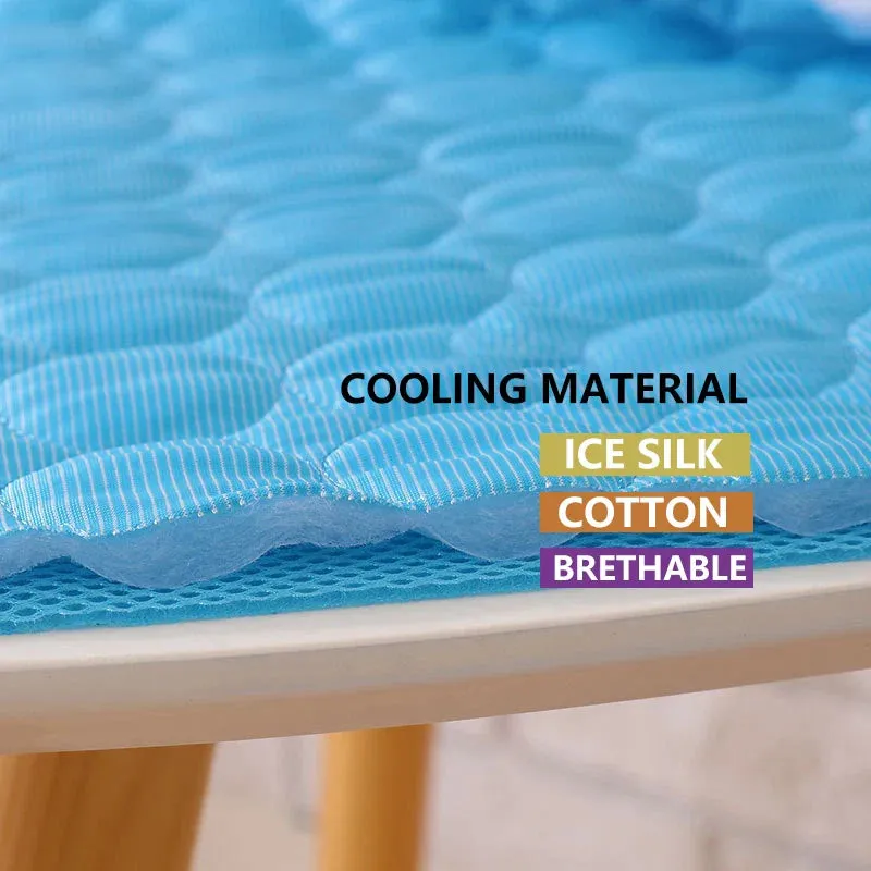 Pet  Ice Silk Pad Breathable Cooling Mat