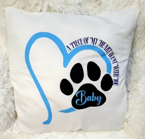 Pet memorial pillow