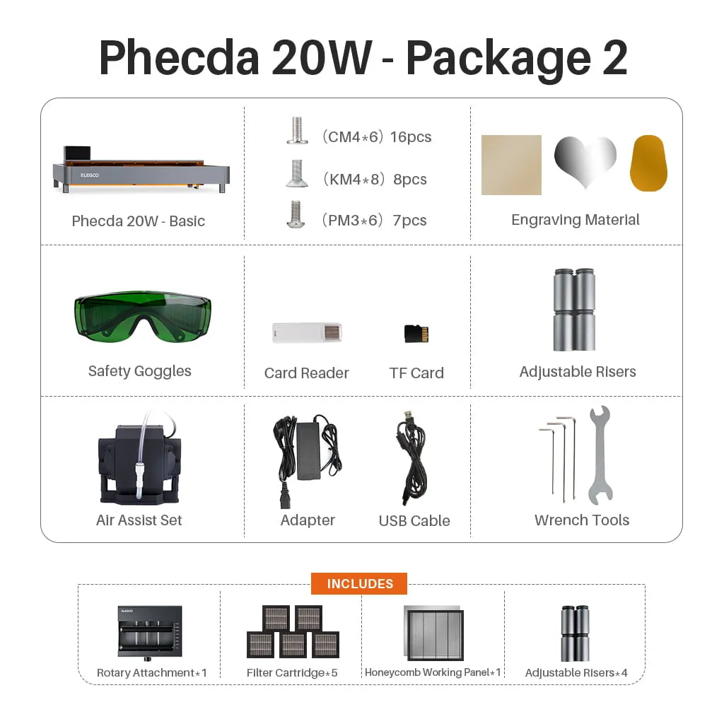 Phecda Laser Engraver & Cutter