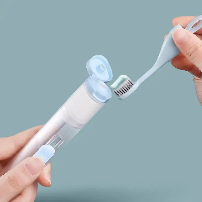 Portable Travel Toothbrush Set