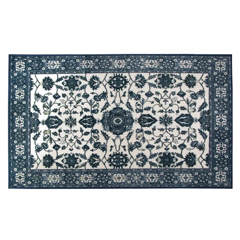 Ramage Blue Washable Rug