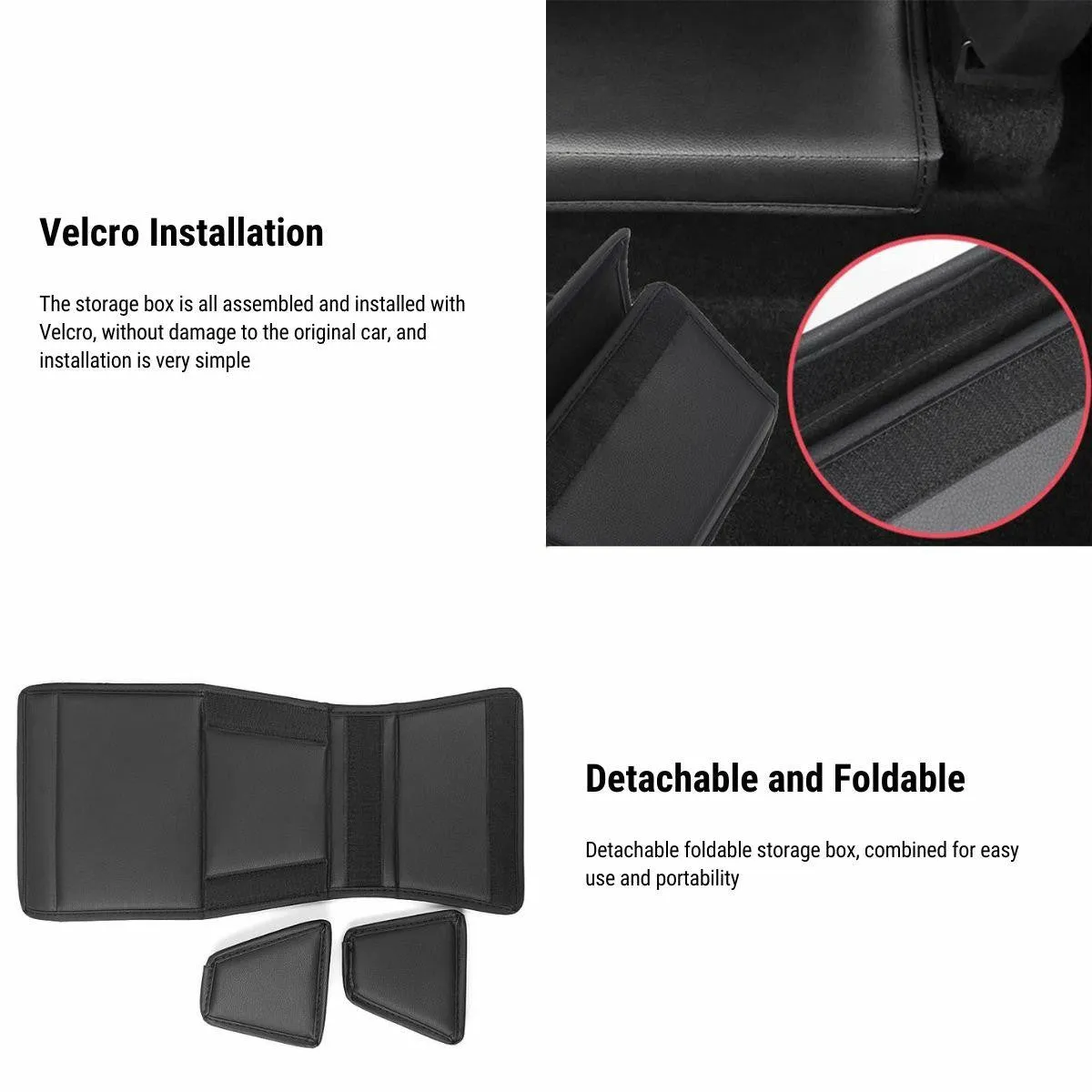 Rear Middle Storage Box for Tesla Model Y