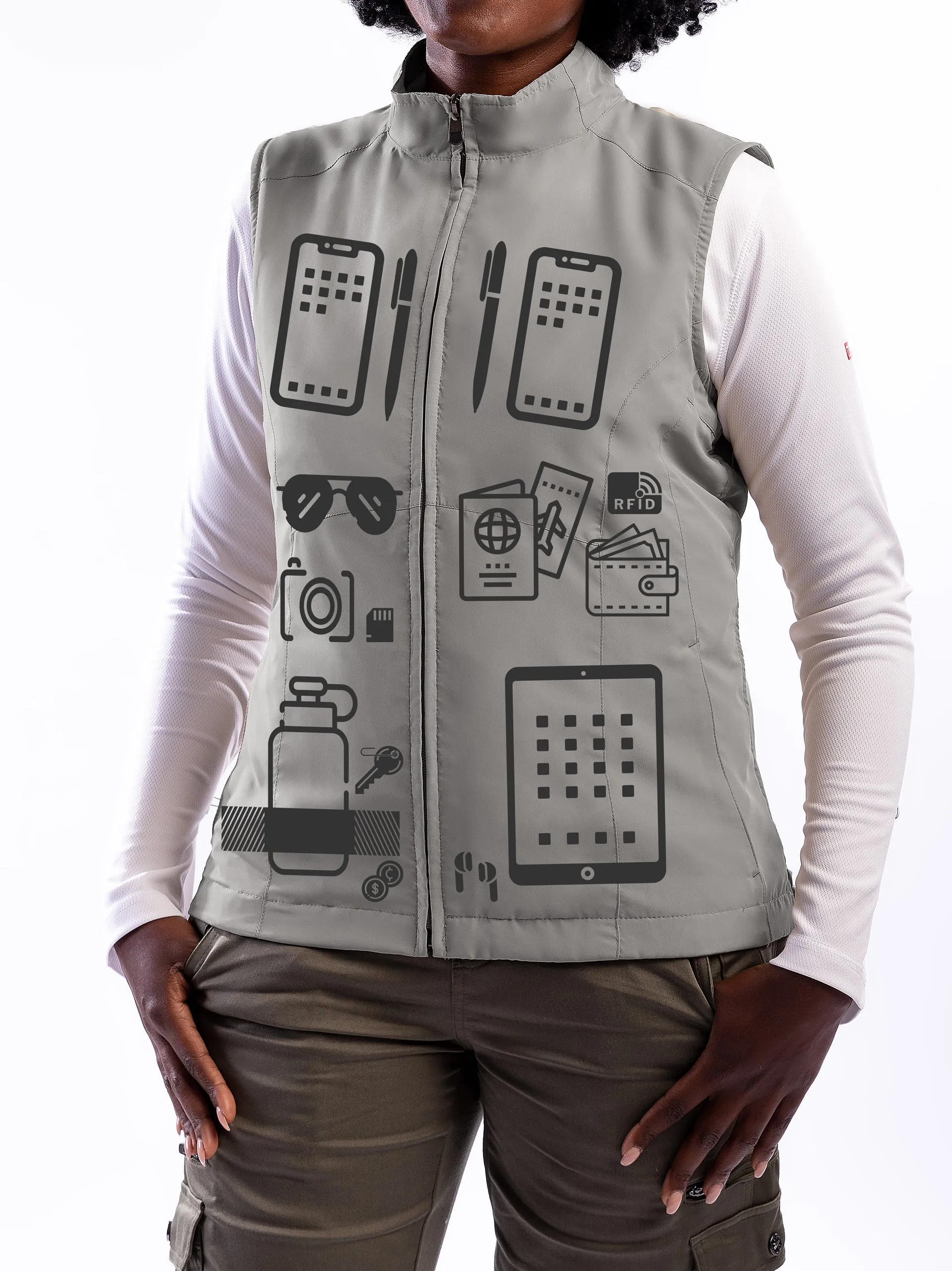 RFID Travel Vest for Women