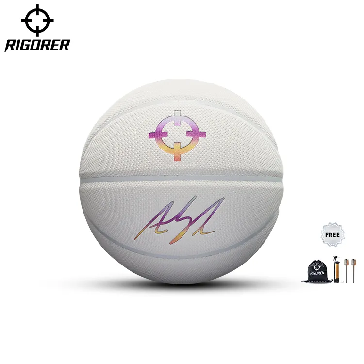 Rigorer Austin Reaves PU Basketball 'White' [Z123320110-7]