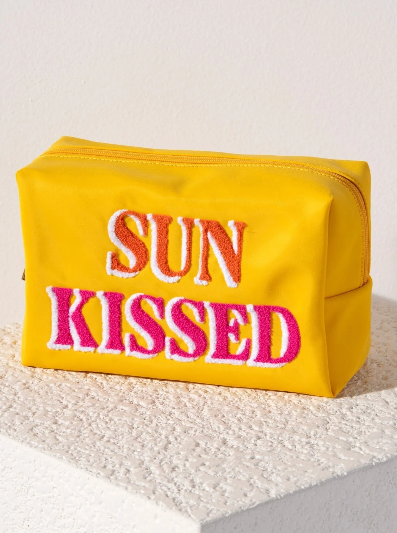 Shiraleah Joy "Sun Kissed" Zip Pouch, Yellow