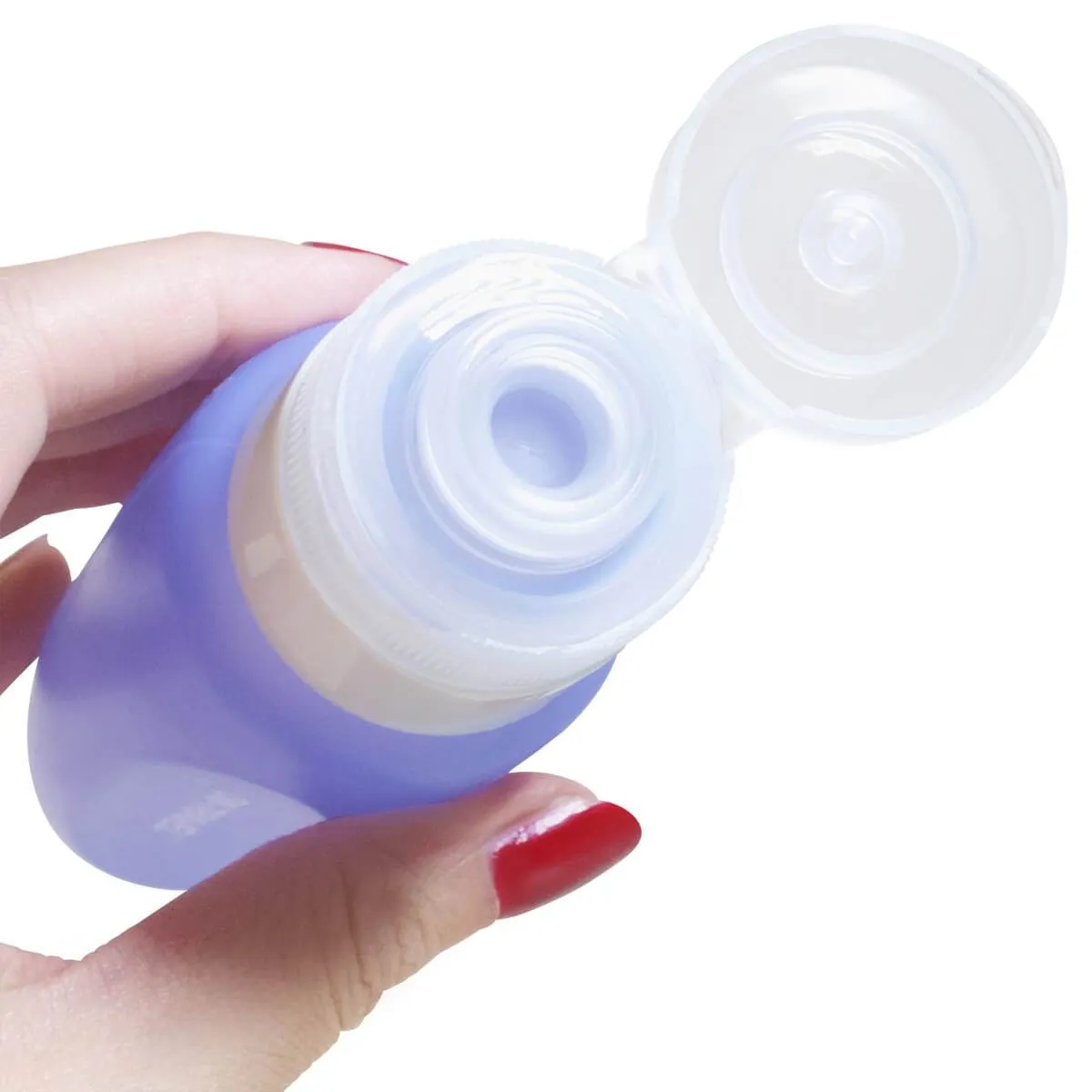 Silicone travel bottles pots. Leakproof refillable TSA Compliant 7 pcs