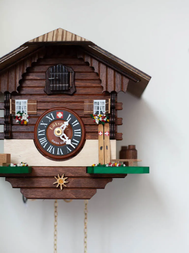 Ski Chalet Cuckoo Clock