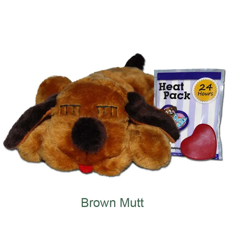 SnugglePuppy Dog Toy with Heartbeat & Warmer, Comforts Puppies!