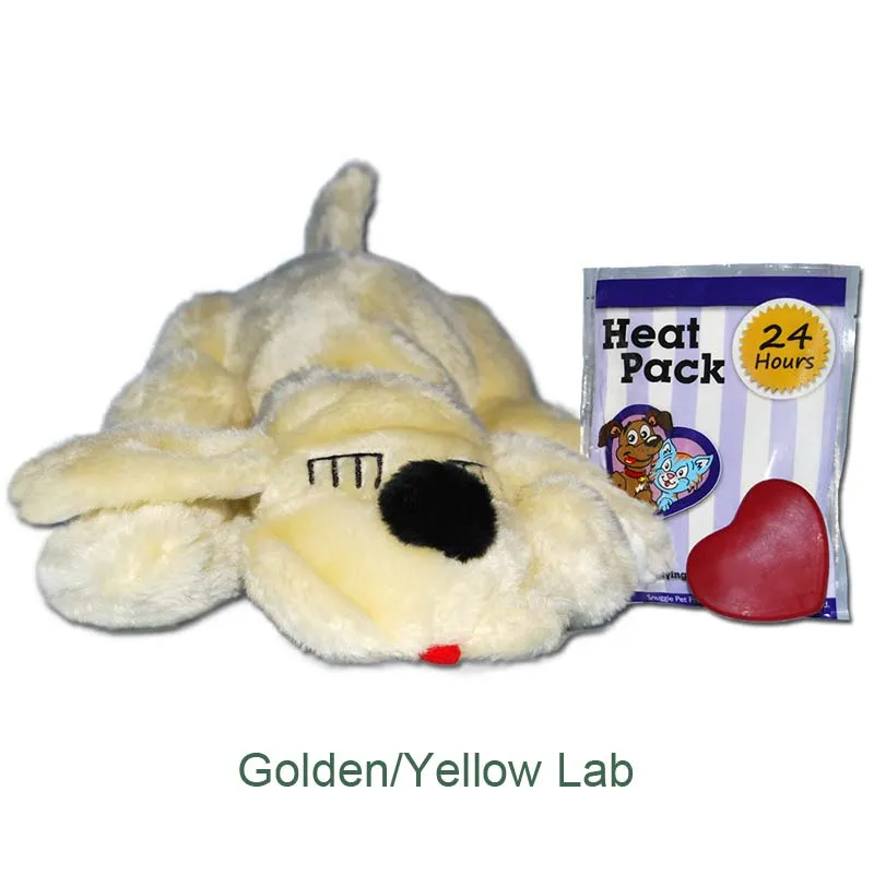 SnugglePuppy Dog Toy with Heartbeat & Warmer, Comforts Puppies!