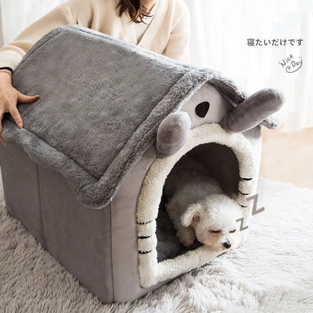 Soft Plush Cat & Dog House Kennel