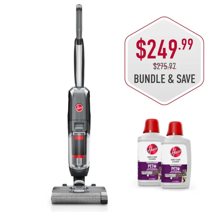 Streamline Hard Floor Wet Dry Vacuum with Boost Mode   Pet Formulas Exclusive Bundle