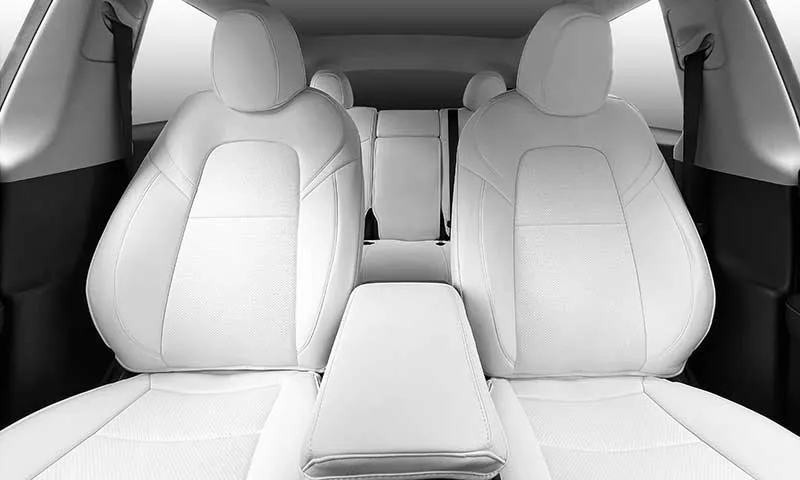 TAPTES® White Seat Covers for Tesla Model Y Model 3 Front Seats, Not for Model 3 Highland